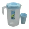 Dundun Teapot custom transparent plastic water bottle, plastic cooling water bottle, glass plastic tea set, multi-functional cold water bottle, portable for home use Item Picture